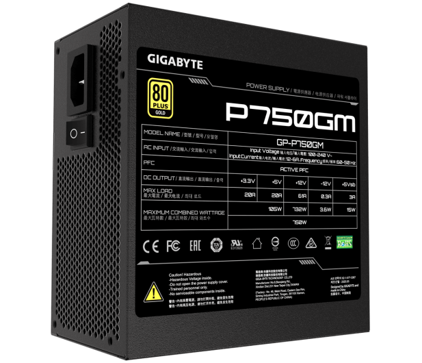 Gigabyte P750GM 750W 80 Plus Gold - 599699 - zdjęcie 6